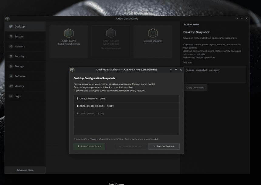 AXEM-SX Control Hub